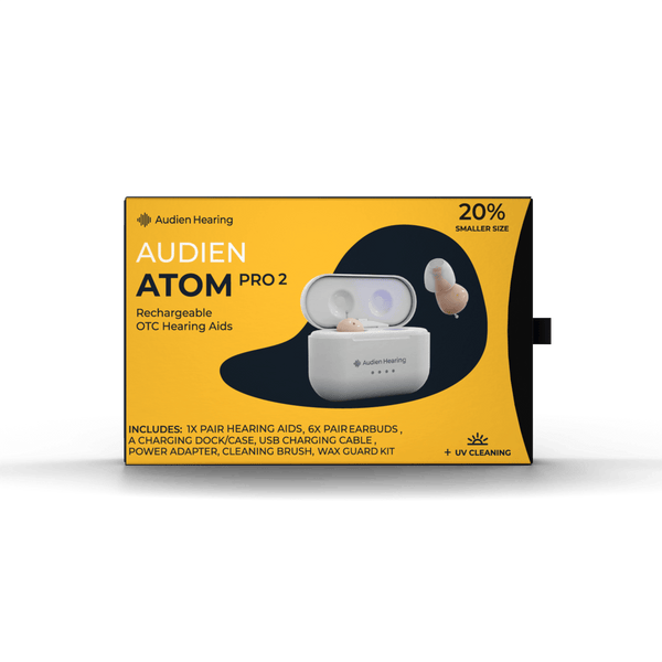 Audien Atom Pro 2 OTC Hearing Aid