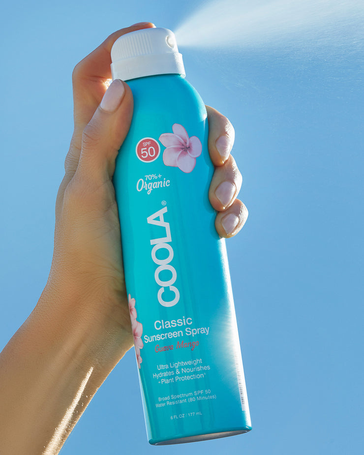 COOLA Organic Clear Sunscreen Spray, SPF 30 - 70