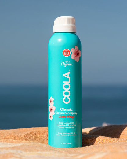COOLA Organic Clear Sunscreen Spray, SPF 30 - 70