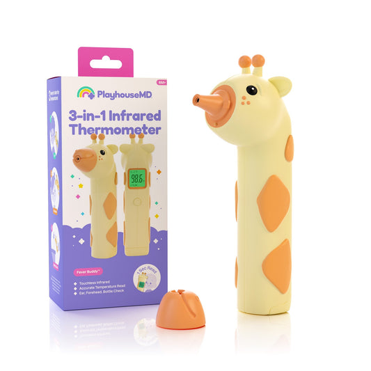 3-in-1 Infrared Thermometer for Kids & Adults - Jax the Giraffe