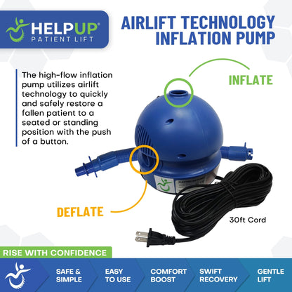 HelpUp Fall Recovery Patient Lift - Safe Portable Floor Lift Assist Device
