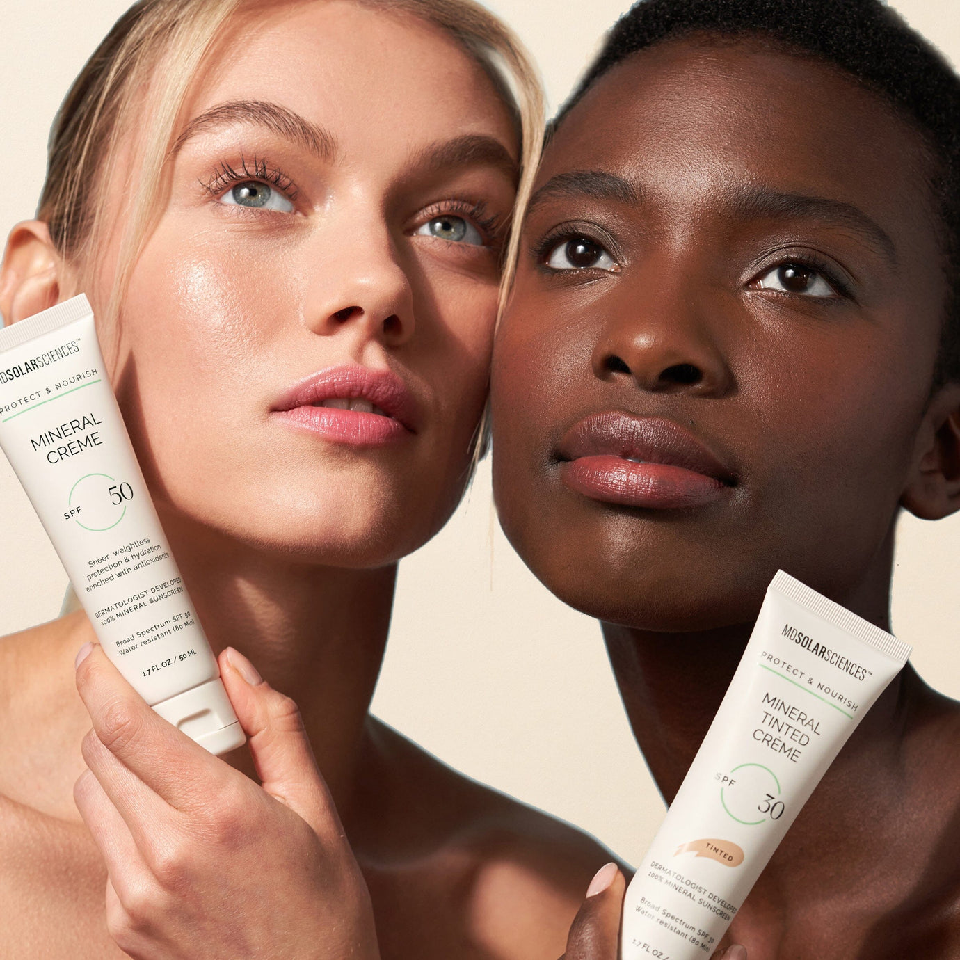 MDSolarsciences Mineral Creme + Mineral Tinted Creme SPF Bundle