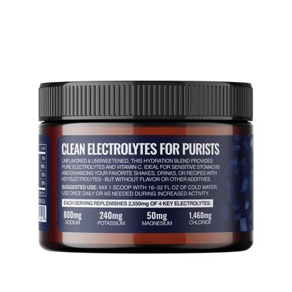 Saltivate Raw Unflavored Electrolytes, 90 servings