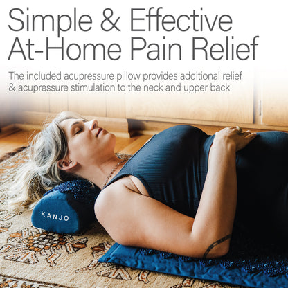 Kanjo Memory Foam Acupressure Mat Set, Navy