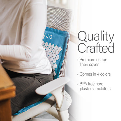 Kanjo Memory Foam Acupressure Mat Set, Navy