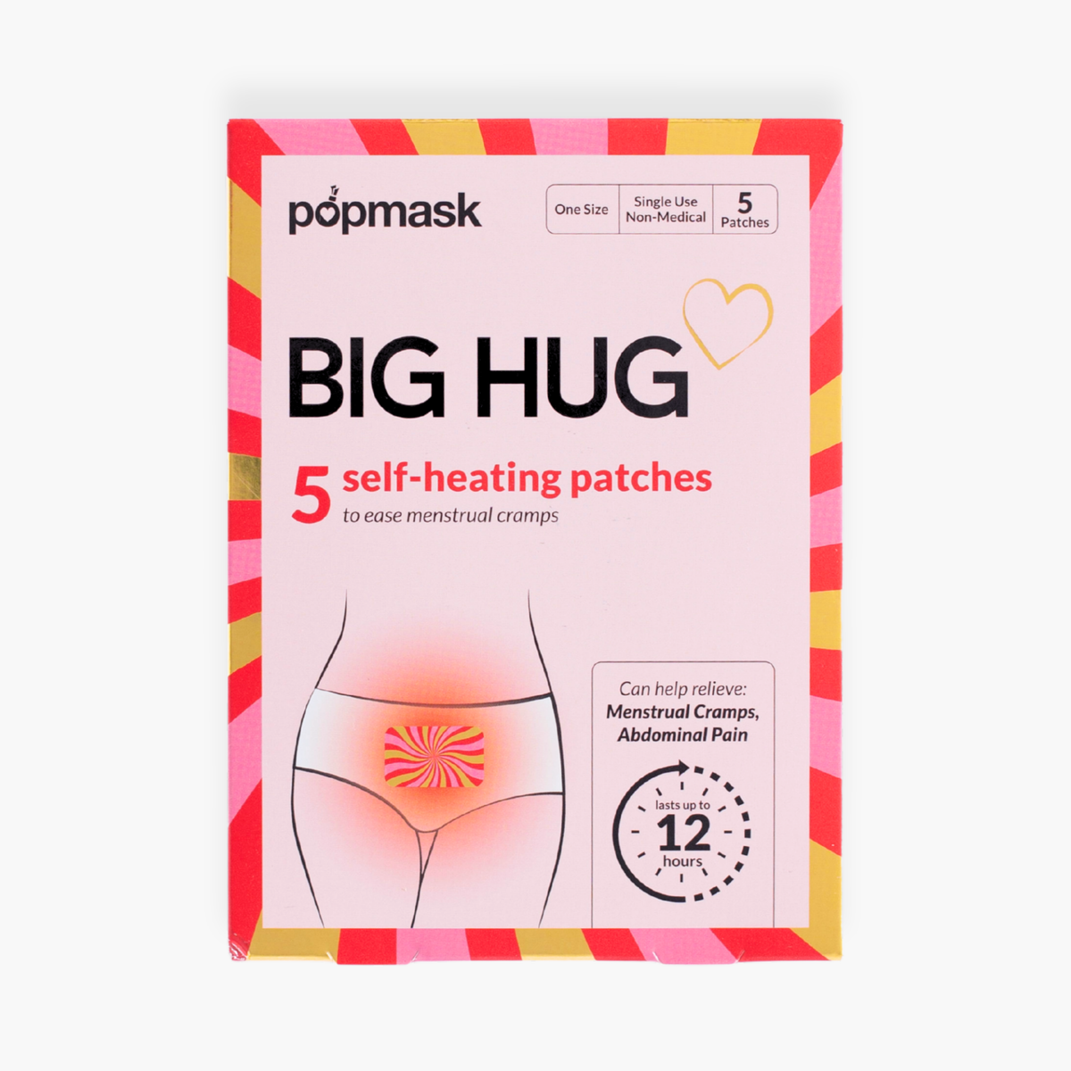 Popmask Big Hug Self-Heating Patch Bundle, 15 Patches