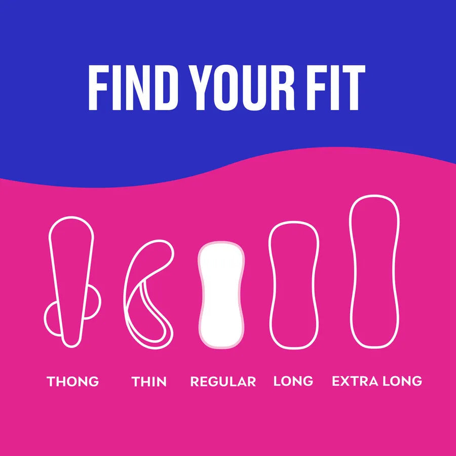 Carefree® Panty Liners, Regular Liners, Wrapped. 54 ct.