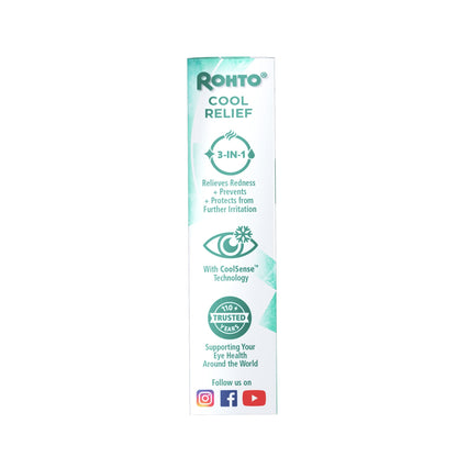 Rohto Allergy Relief Cooling Eye Drops, 0.4 oz.