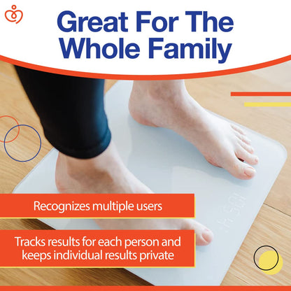 Sensiv Smart Scale with Body Composition and SensivSmart+ App