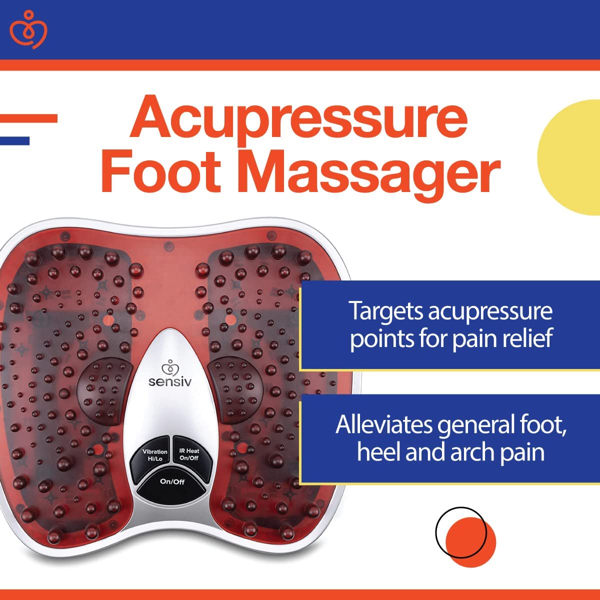 Sensiv Acupressure Infrared Blood Circulation Foot Massager