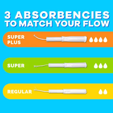 Tampax Cardboard Applicator Tampons, 40 ct.