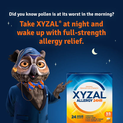 Xyzal Allergy 24HR 5 mg Strength tablets, 35 ct