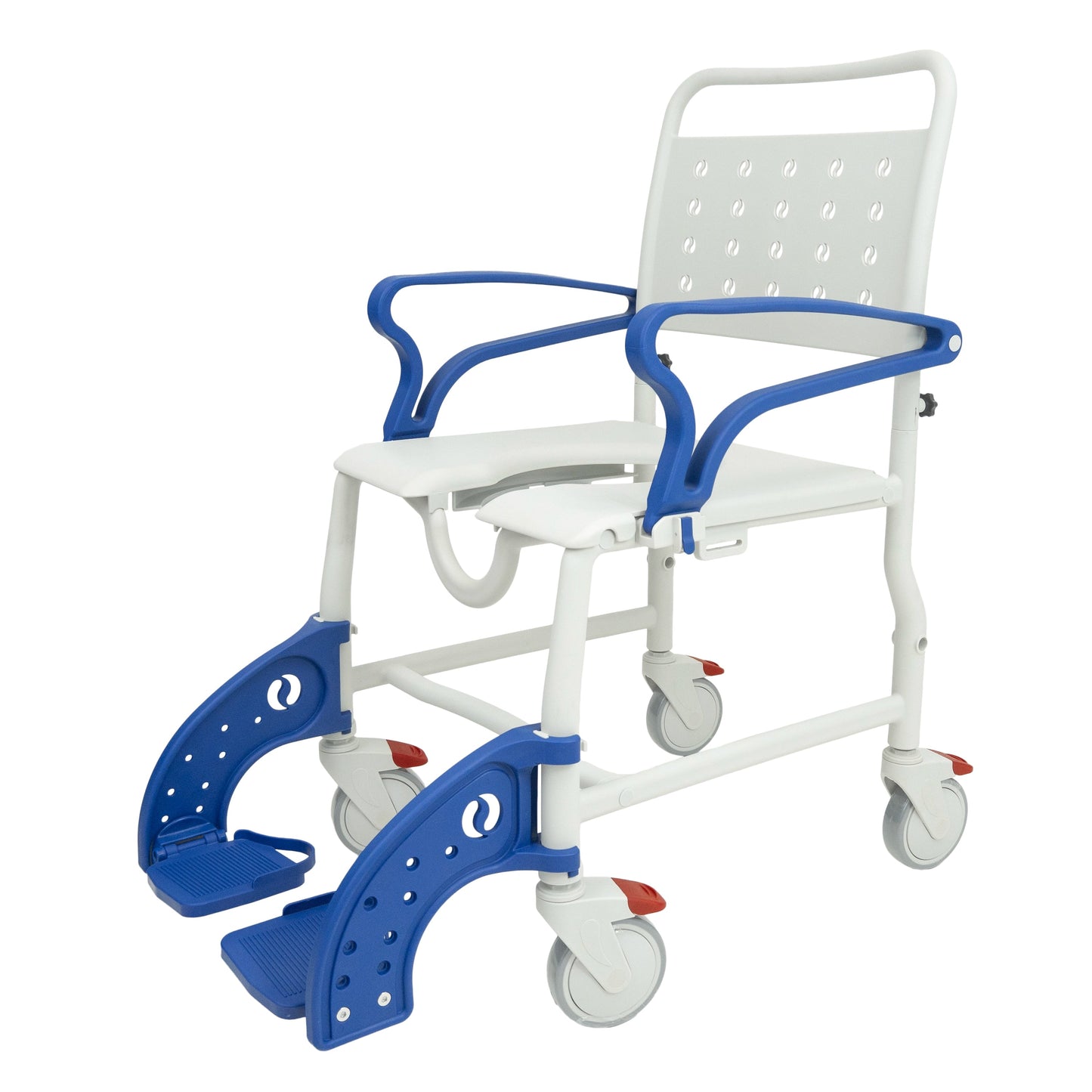 SideKick Wheeled Shower Chair Lightweight Rolling Shower Commode Chair for Assisted Bathing