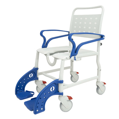 SideKick Wheeled Shower Chair Lightweight Rolling Shower Commode Chair for Assisted Bathing