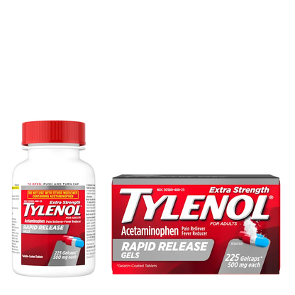 Tylenol Rapid Release Gels for Fast Pain, Headache & Fever Relief