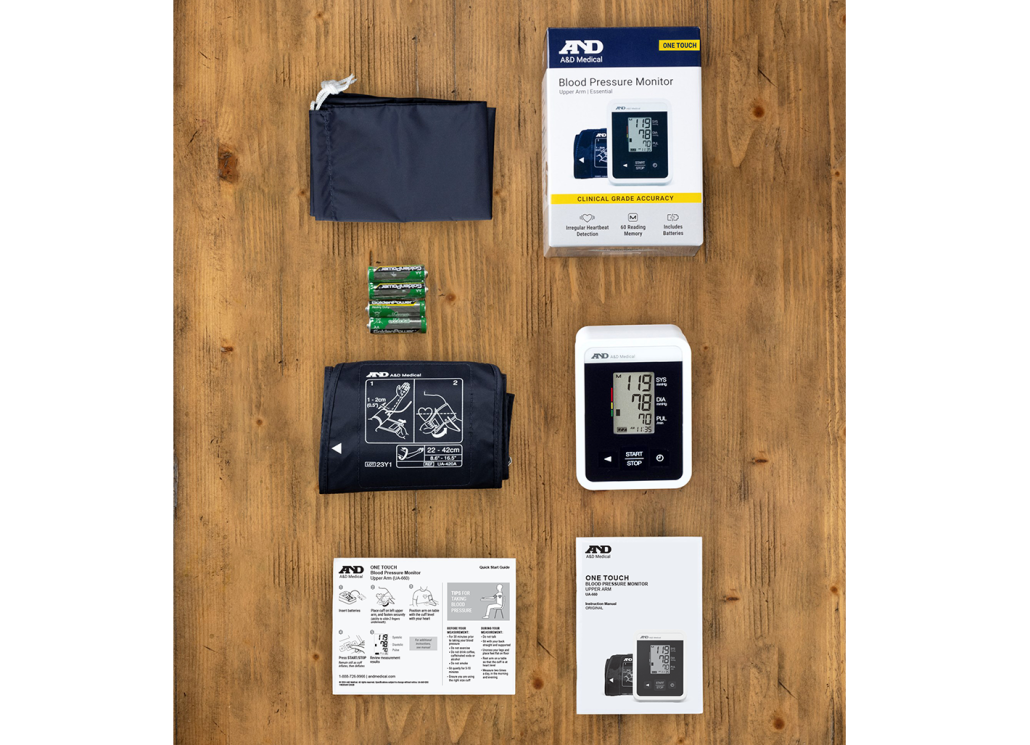 A&D Medical One Touch Blood Pressure Monitor