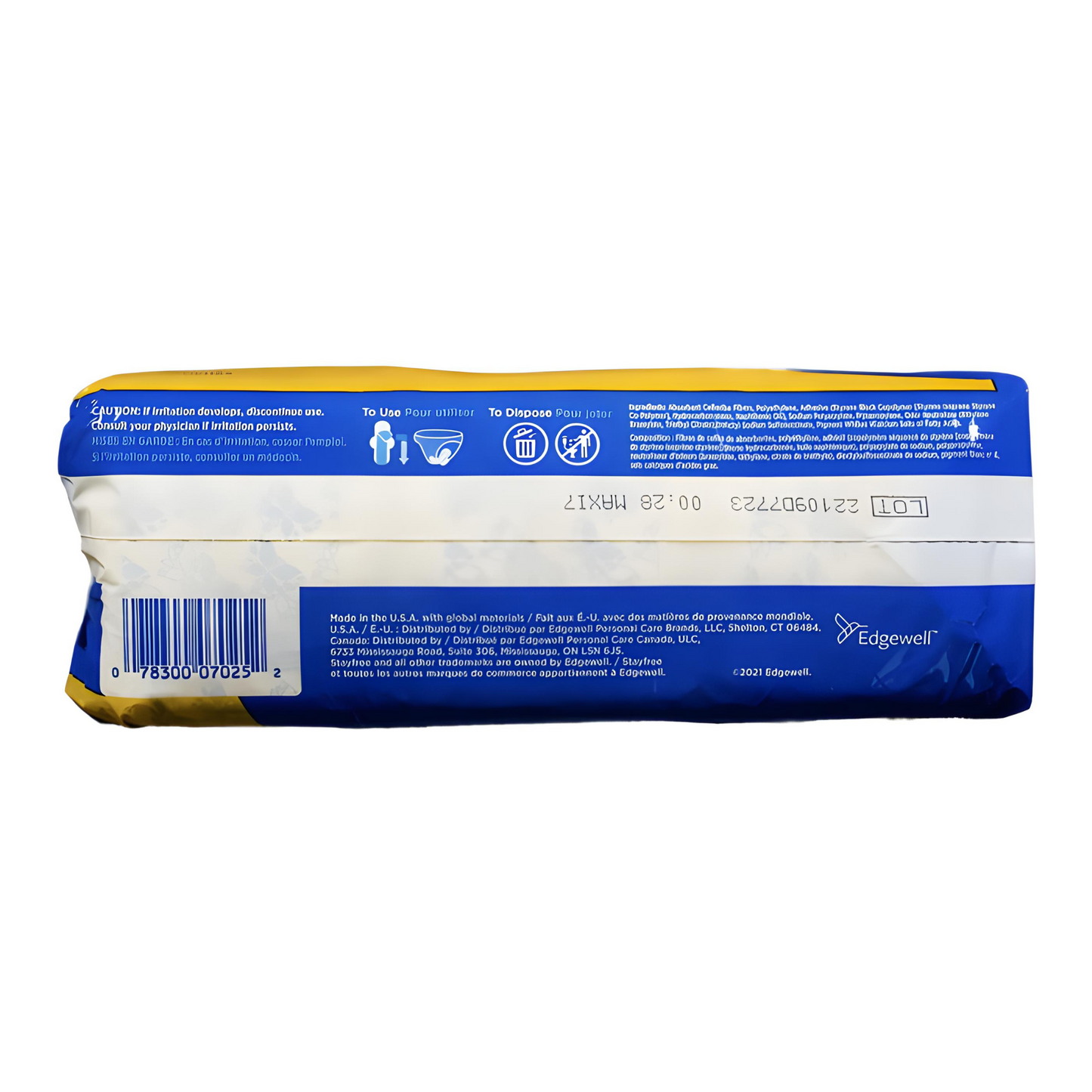 Stayfree Maxi Pad Regular Absorbency, 24 ct.