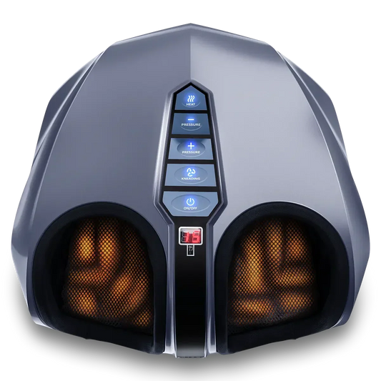 Yoisho Foot Compression Massager Machine with Heat for Plantar Fasciitis, Neuropathy