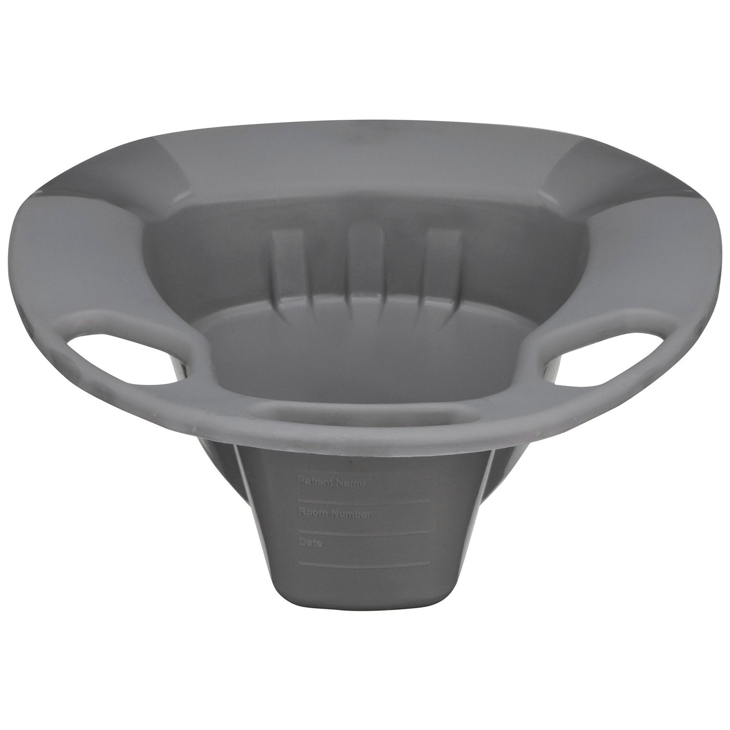 McKesson Stackable Bedpan, Non-Stick Plastic, Latex-Free, Graphite, 50 ct