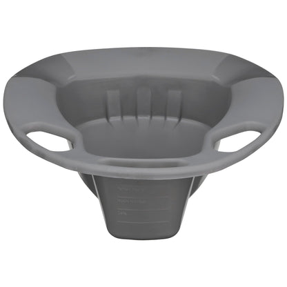McKesson Stackable Bedpan, Non-Stick Plastic, Latex-Free, Graphite, 50 ct