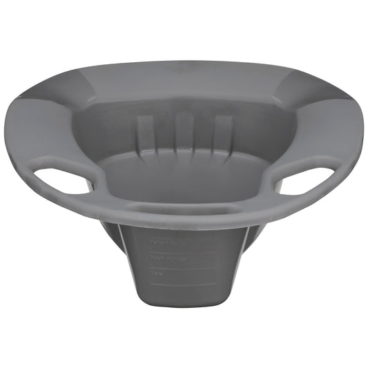 McKesson Stackable Bedpan, Non-Stick Plastic, Latex-Free, Graphite, 50 ct