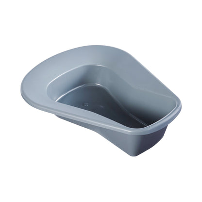 McKesson Stackable Bedpan, Non-Stick Plastic, Latex-Free, Graphite, 50 ct