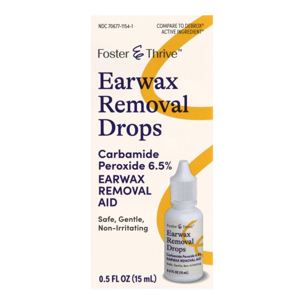Foster & Thrive* Earwax Removal Drops 6.5%, 0.5 oz.