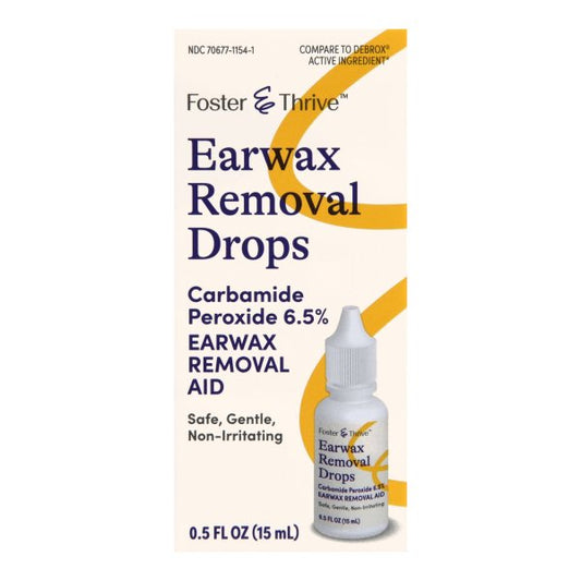 Foster & Thrive* Earwax Removal Drops 6.5%, 0.5 oz.