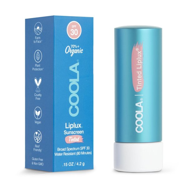 Coola Classic Liplux Tinted SPF 30 Lip Balm, 0.15 oz.