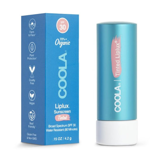 Coola Classic Liplux Tinted SPF 30 Lip Balm, 0.15 oz.