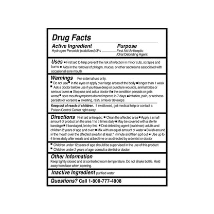 McKesson 3% Hydrogen Peroxide Antiseptic Topical Solution