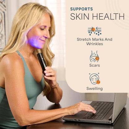 LumiCure Pro Red & Blue Light Therapy Torch