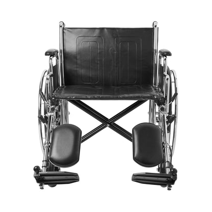 McKesson Heavy-Duty Wheelchair, 450 lb. Capacity, 22 - 24" Seat Widith