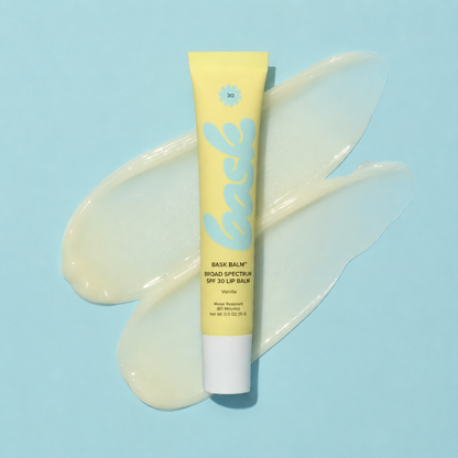 Bask Balm SPF 30 Vanilla Lip Balm, 2 Pack
