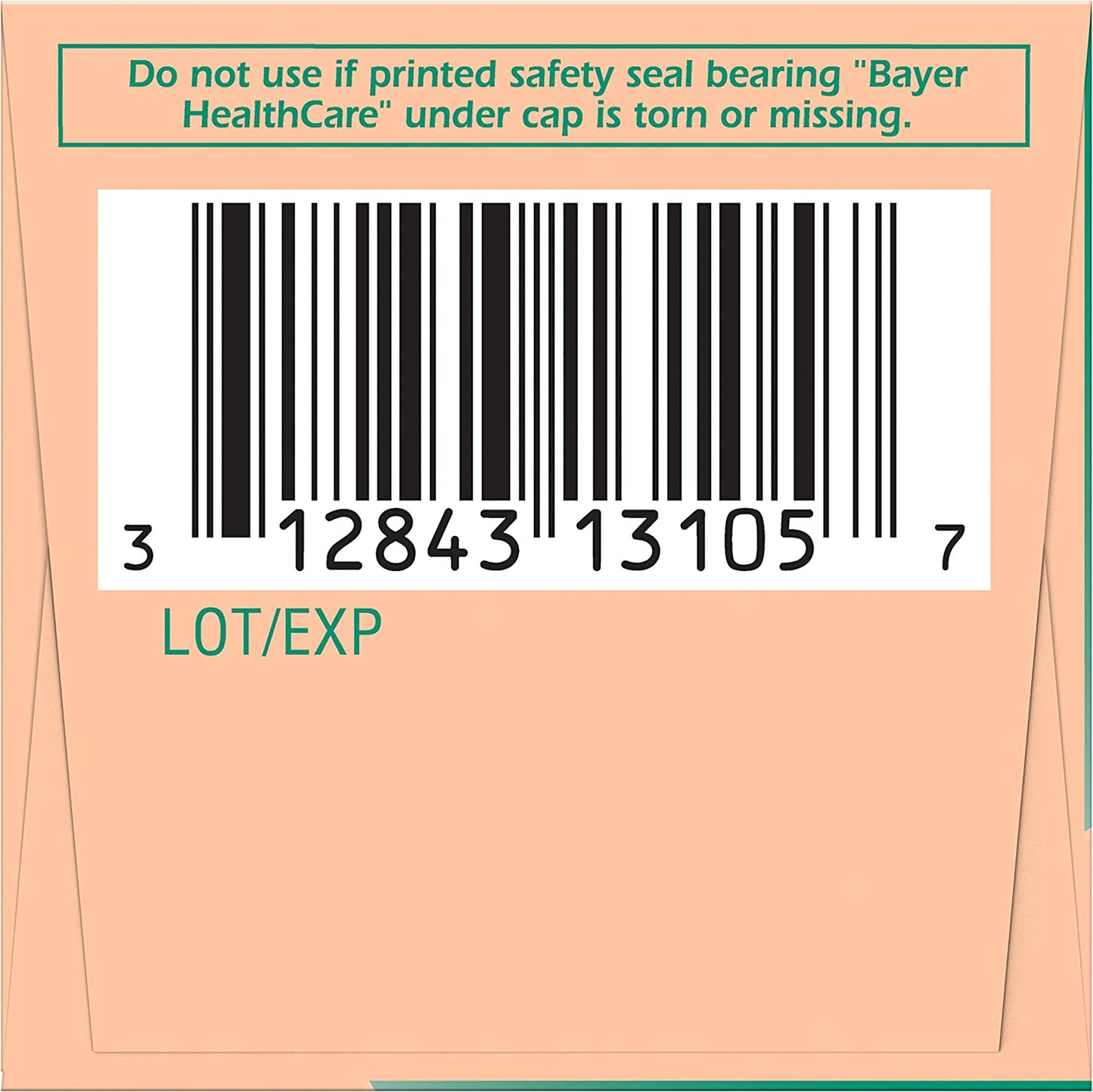 Bayer Chewable Low Dose Aspirin Orange, 36 Chewable Tablets