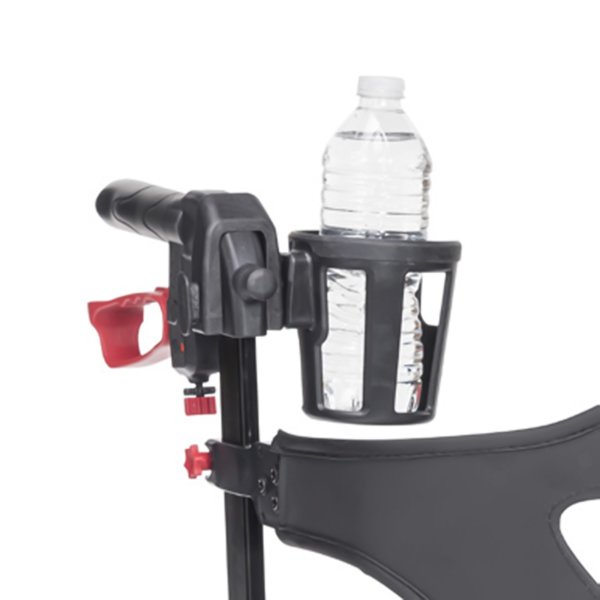 4 Wheel Rollator drive™ Nitro Sprint Red Folding Aluminum Frame