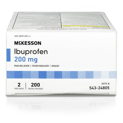 McKesson Ibuprofen Pain Relief Individual Packets, 200 ct.