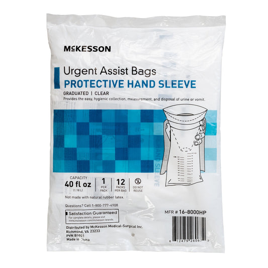 Emesis Bag McKesson 40 oz. Clear, 12 ct