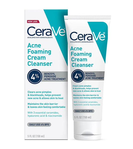 CeraVe Acne Foaming Cream Cleanser, 5 fl. oz.