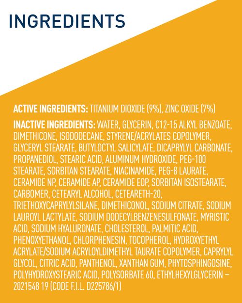 CeraVe Hydrating Mineral Sunscreen SPF 50 Body Lotion, 5 oz.