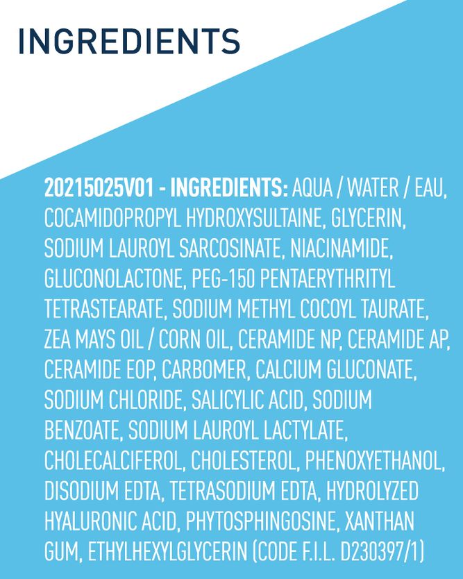 CeraVe Renewing SA Skin Cleanser, 8 oz.