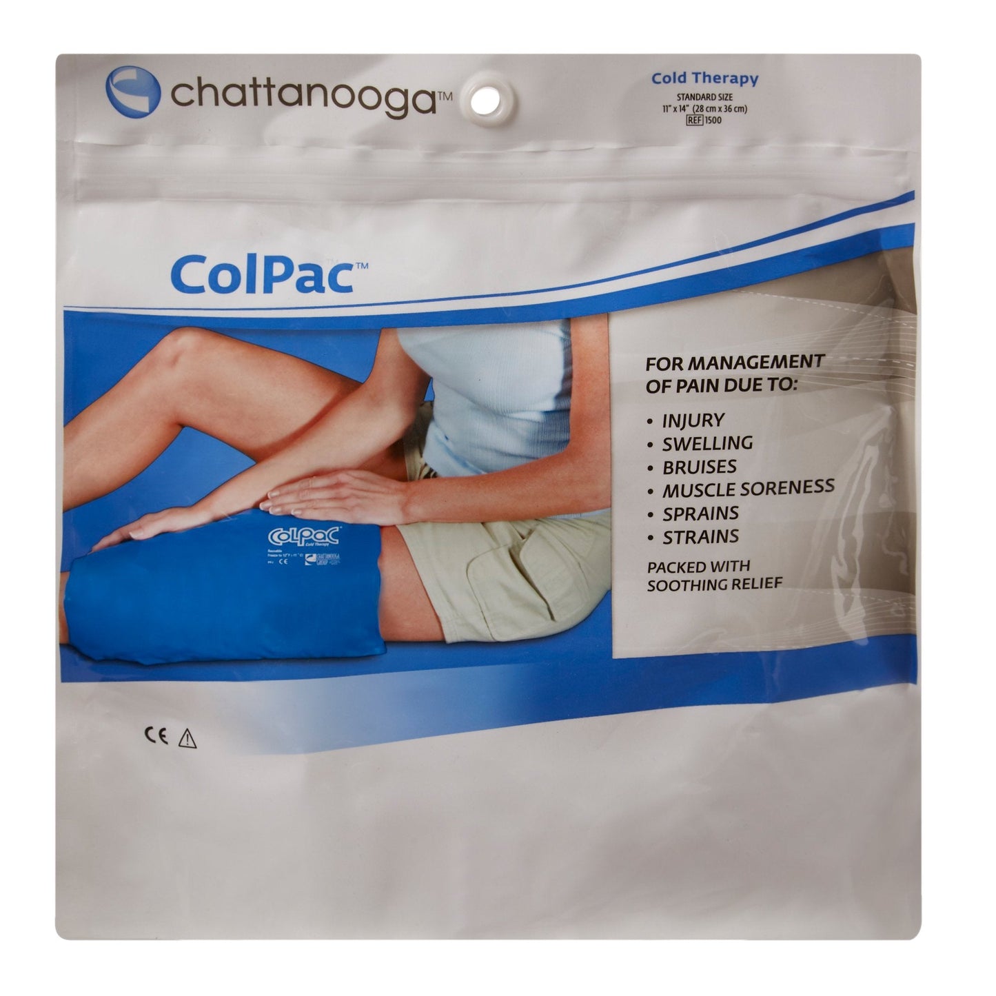ColPac® Reusable Cold Therapy Pack, Blue Vinyl, Multiple Sizes