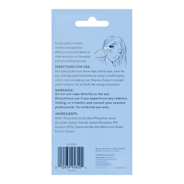 Foster & Thrive Eyelid Wipes, 30 ct.