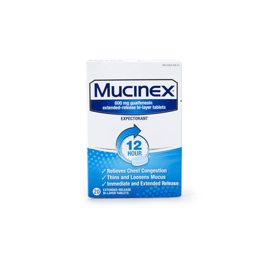 Mucinex 12-HR Chest Congestion Expectorant Extended Release Tablets