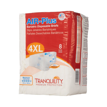 Tranquility® AIR-Plus™ Maximum Protection Bariatric Incontinence Brief with Tabs