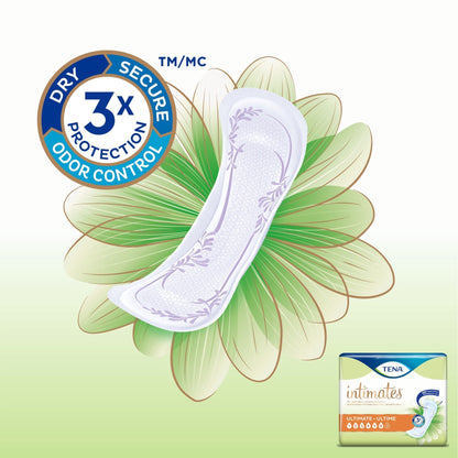 Tena® Intimates™ Ultimate Bladder Control Pad for Women, 16" Length, 33 ct.