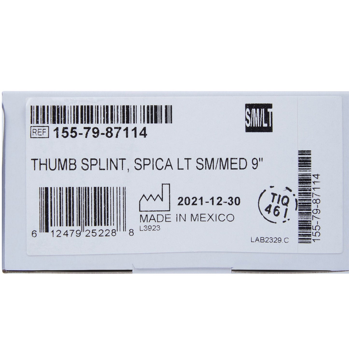 McKesson Left Thumb Splint, Small / Medium
