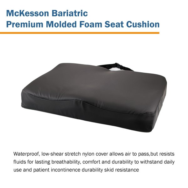 McKesson Premium Molded Foam Seat Cushion, 3 in. Thick