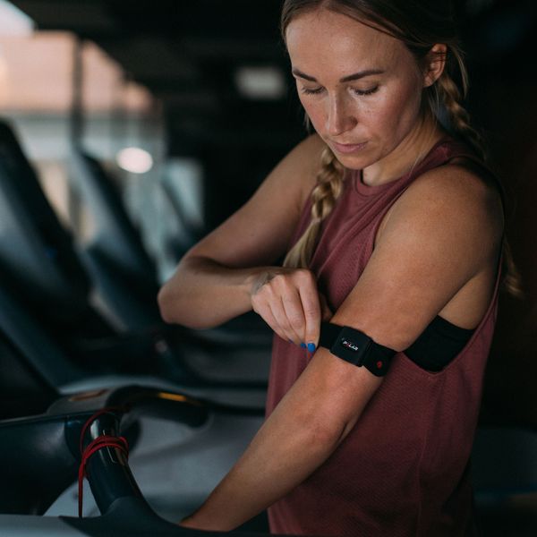 Polar Verity Sense Optical Heart Rate Sensor, Black, Small - Large