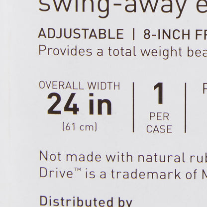 McKesson Wheelchair, 16 Inch Seat Width, Legrest